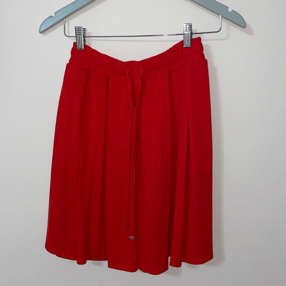 Red Lacoste skirt
